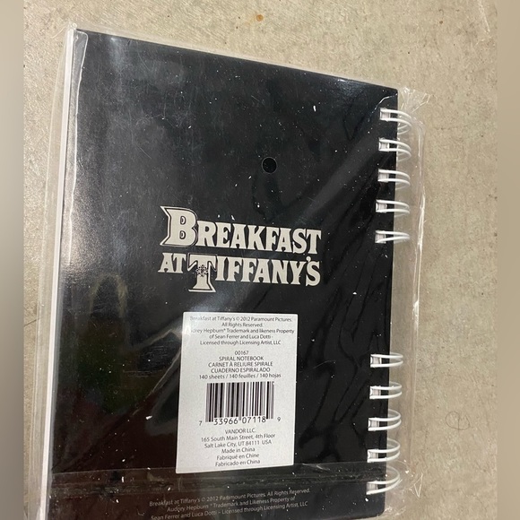 Breakfast at Tiffany's Notebook & Luggage Tag Collection NWT - Picture 5 of 7